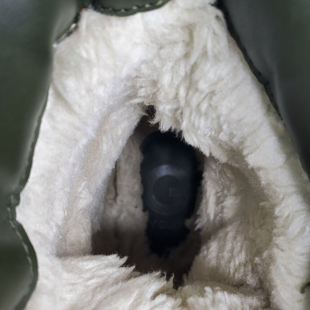 Guess Olive Green Faux Fur Lined Winter Boots - Picture 7 of 8